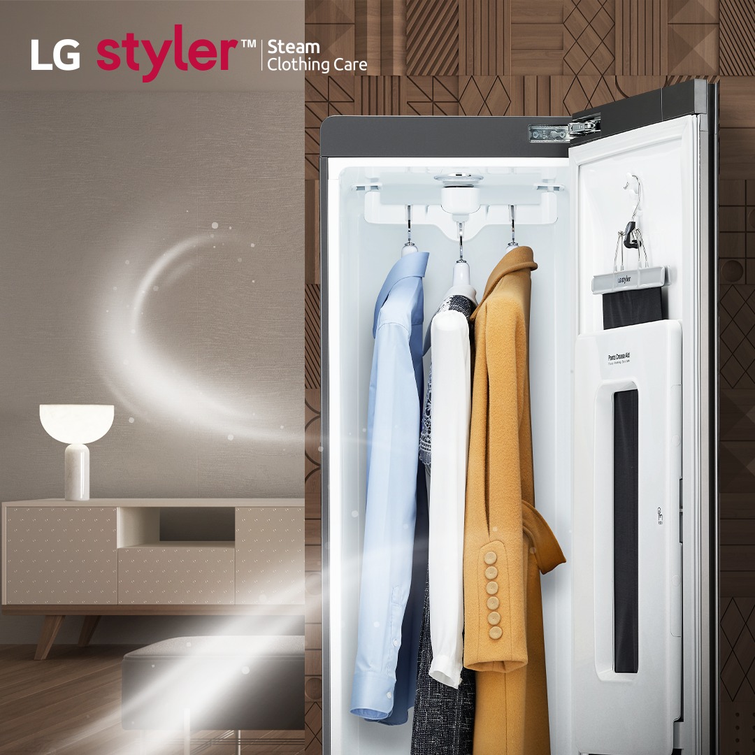 LG Styler ตู้เสื้อผ้าอบไอน้ำ
